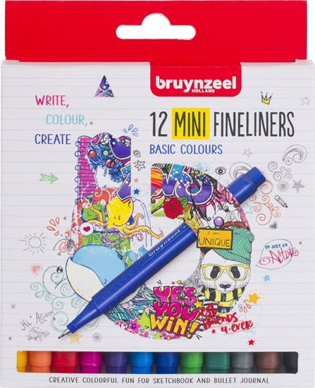 Изображение BRUYNZEEL SAKURA Bruynzeel Mini fineliner set | 12 colours