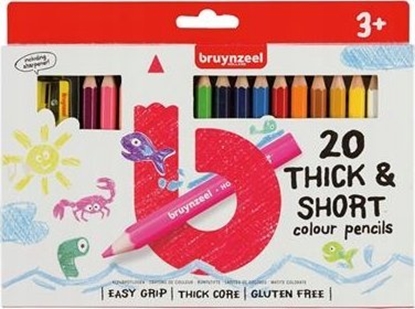 Изображение BRUYNZEEL SAKURA Bruynzeel Short & thick colour pencil set | 20 colours