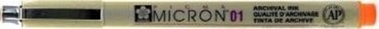 Picture of BRUYNZEEL SAKURA Sakura Pigma Micron 01 - 0.25 mm - Orange