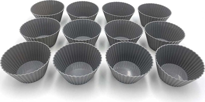 Attēls no Brunbeste SILIKONOWE FOREMKI DO PIECZENIA MUFFINEK 12szt.
