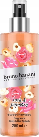 Изображение BRUNO BANANI Fragrance Body & Hair Spray Rose Popcorn 250ml