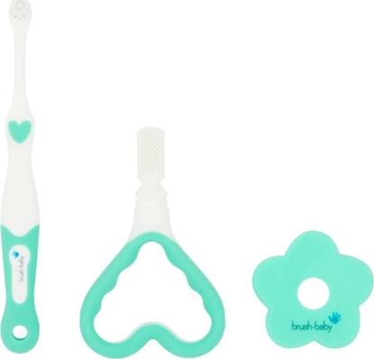 Picture of Brushbaby BRUSHBABY GRYZAK+SZCZOTKA 0-18m-c