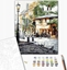 Attēls no BRUSHME Malowanie po numerach BRUSHME, 40x50 cm, letnia kawiarnia, 1 szt.