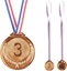 Изображение Brzowy Medal Pierwsze Miejsce Nagroda Trofeum Cynkowy 6,5cm