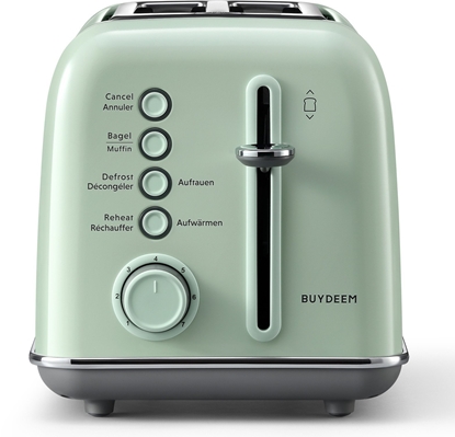 Attēls no BUYDEEM 2 Slice Toaster model DT620E color Cozy Greenish EU