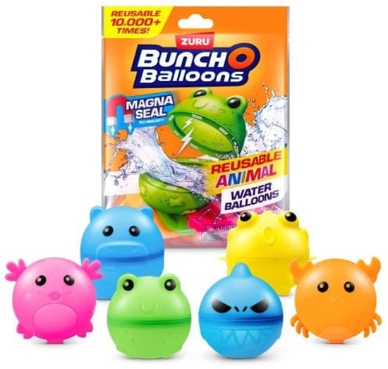 Picture of Bunch O Balloons Reusable Animal Water Balloons 6 Pack