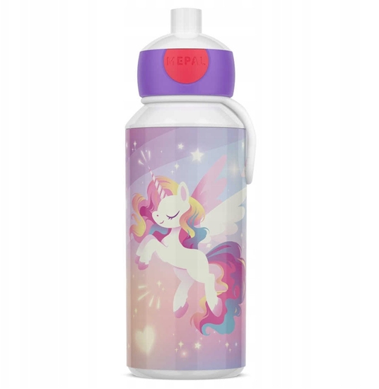 Изображение BUTELKA DLA DZIECI POP-UP CAMPUS 400 ML UNICORN GLOW 107410065411