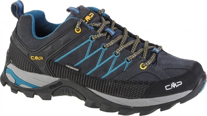 Attēls no Buty trekkingowe mskie CMP Rigel Low Trekking Shoe Wp Antracite/Deep Lake r. 40 (3Q13247-65UM)