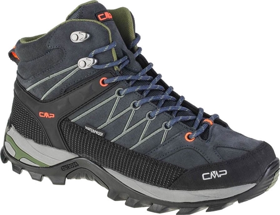 Picture of Buty trekkingowe mskie CMP Rigel Mid Trekking Shoe Wp Antracite/Torba r. 43 (3Q12947-51UG)