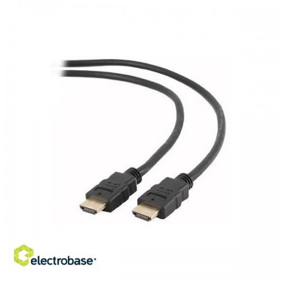 Изображение CABLE HDMI-HDMI 0.5M V2.0 BLK/CC-HDMI4-0.5M GEMBIRD