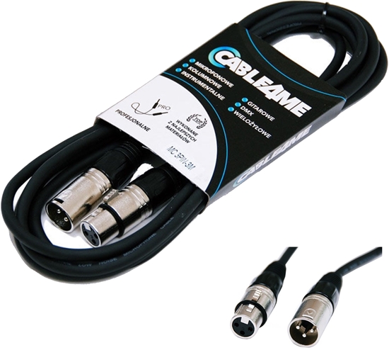Picture of CABLE4ME przewód mikrofonowy sygnaowy XLR/XLR 3m