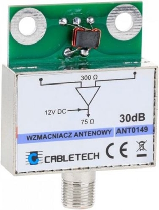 Attēls no Cabletech Wzmacniacz antenowy LNA-177 ekranowany 30dB (ANT0149)
