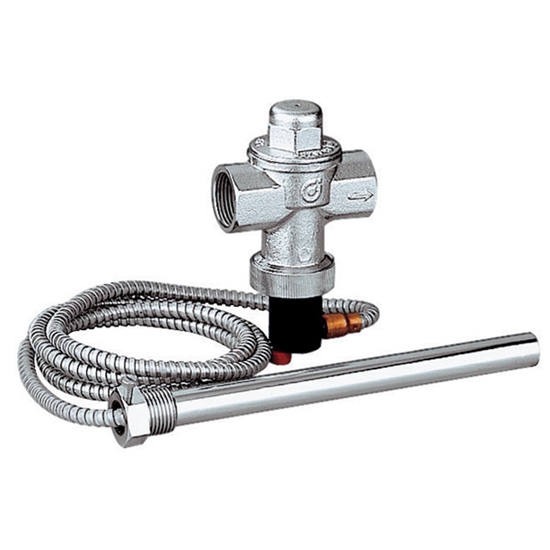 Изображение Caleffi Zawór bezpieczestwa termicznego do kotów na paliwa stae, z podwójnym czujnikiem temperatury 3/4" (543513)
