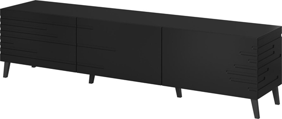 Picture of Cama Meble Szafka RTV NOVA 186x40x48 czarny mat