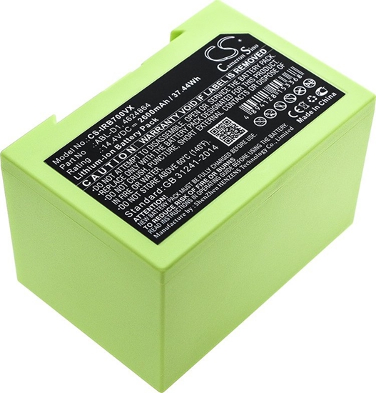 Изображение Cameron Sino Akumulator Bateria Typu Abl-d1 Abl-d2 4624864 Do Irobot Roomba I7 I7+ E5 E6 I8 I8+ I4 I4+ I3 / Cs-irb700vx
