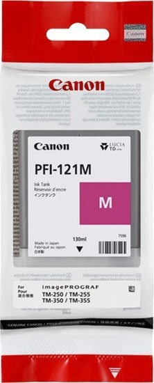 Picture of Canon PFI-121M tintes kārtridžs 1 pcs Oriģināls Fuksīns