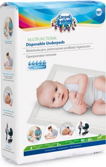 Picture of Canpol Jednorazowe Podkady higieniczne 10szt. 60x90cm