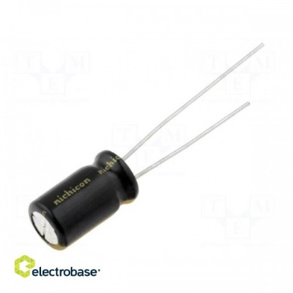 Изображение Capacitor: electrolytic; THT; 1000uF; 63VDC; ¨16x25mm; Pitch: 7.5mm
