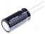 Изображение Capacitor: electrolytic; THT; 330uF; 100VDC; ¨12.5x25mm; Pitch: 5mm