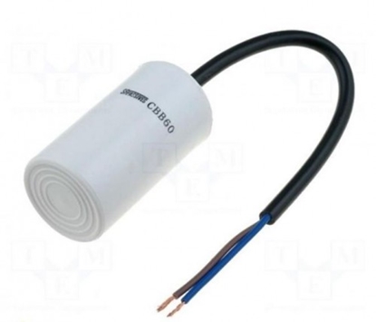 Изображение Capacitor: motors, run; 10uF; 450V; ¨35x60mm; -25÷70°C; ±5%; 3000h