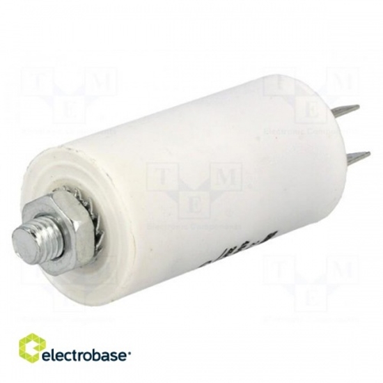 Изображение Capacitor: motors, run; 2uF; 450V; ¨30x57mm; -25÷70°C; ±5%; 3000h