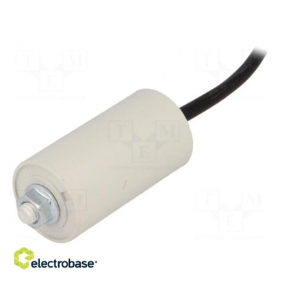 Изображение Capacitor:motors, run;12uF;450V;Ø35x65mm;-25÷70°C;±10%;4