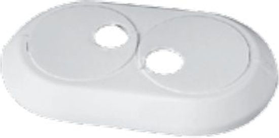 Picture of Capricorn Rozeta podwójna z PP biaa 15mm 113 x 69mm (9-2220-015-00-01-01)