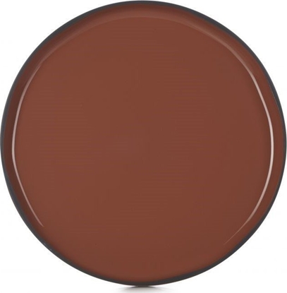 Picture of CARACTERE talerz paski 26 cm Cynamon