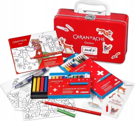 Picture of Caran d`Arche Metalowa walizka z kredkami CARAN D'ACHE Swisscolor