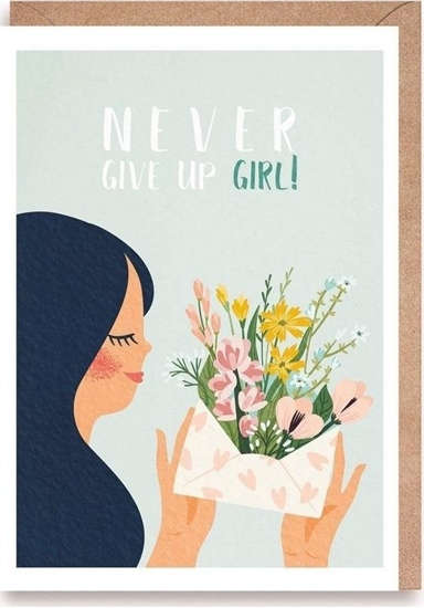 Изображение Cardie Kartka Never Give Up, Girl! koperta