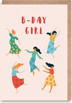 Attēls no Cardie Kartka urodzinowa B-Day Girl, eko koperta