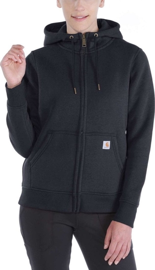 Изображение Carhartt Bluza Carhartt Clarksburg Full Zip Hoodie Black