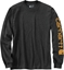 Attēls no Carhartt Koszulka Carhartt Heavy Sleeve Logo Carbon Heather