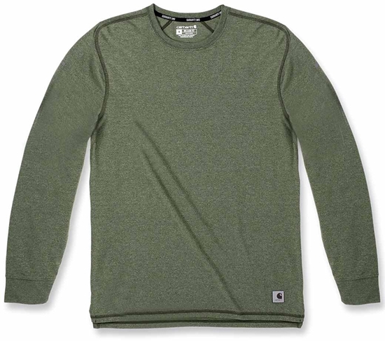 Изображение Carhartt Koszulka Carhartt LWD LongSleeve CHIVE HEATHER
