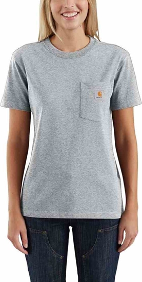 Изображение Carhartt Koszulka Carhartt WK87 Workwear Pocket S/S Grey