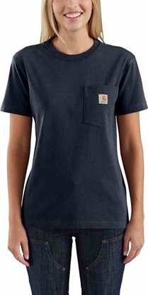 Изображение Carhartt Koszulka Carhartt WK87 Workwear Pocket S/S Navy