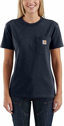 Изображение Carhartt Koszulka Carhartt WK87 Workwear Pocket S/S Navy