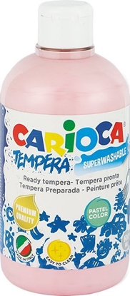 Picture of Carioca Farba tempera 500ml pastel róowa, RÓOWY PASTELOWY