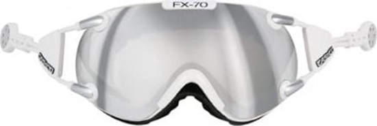 Изображение Casco Gogle narciarskie FX-70 Carbonic white silver M