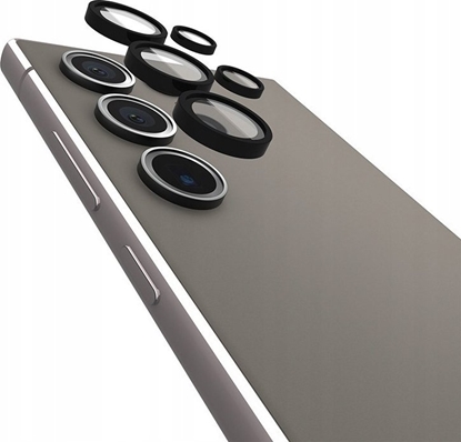 Attēls no Case-Mate Case-Mate Aluminum Ring Lens Protector - Szko ochronne na obiektyw aparatu Samsung Galaxy S24 Ultra (Black)