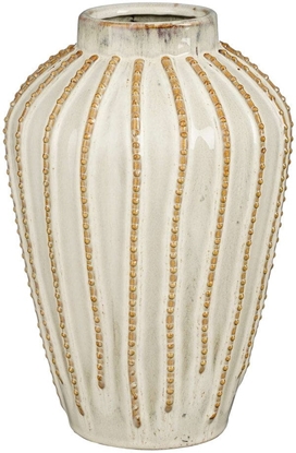 Picture of CATHY VASE OFF WHITE H29XD20CM