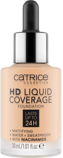 Изображение Catrice Catrice HD Liquid Coverage 24H Podkad 30ml 005 Ivory Beige