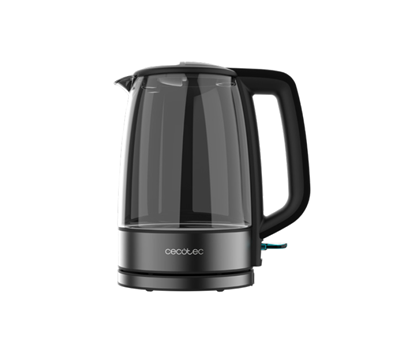 Attēls no Cecotec Kettle | ThermoSense 340 Clear | Electric | 2200 W | 1.7 L | Glass | 360° rotational base | Clear