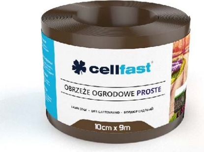 Picture of Cellfast Obrzee trawnikowe proste brzowe 15cm x 9m (30-212H)