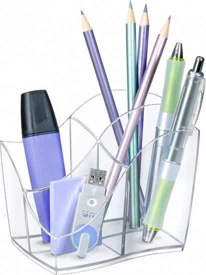 Изображение CEP Przybornik na biurko CEP Ellypse, przeroczysty