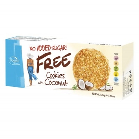 Picture of Cepumi BOGUTTI FREE kokosrieksta bez pievienota cukura, 135g