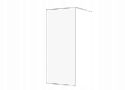 Picture of Cersanit (kabiny walk-in) Kabina prysznicowa walk-in LARGA chrom - (90x200) szko transparentne (S932-135)