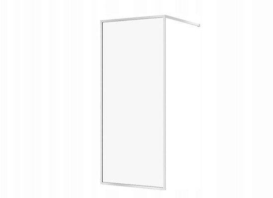 Picture of Cersanit (kabiny walk-in) Kabina prysznicowa walk-in LARGA chrom - (90x200) szko transparentne (S932-135)