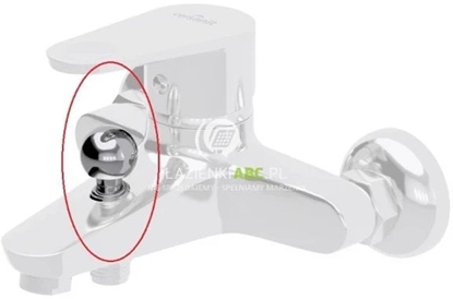 Attēls no Cersanit PRZECZNIK KRAN/SUCHAWKA BATERII WAN-NATR CARI (S951-100)