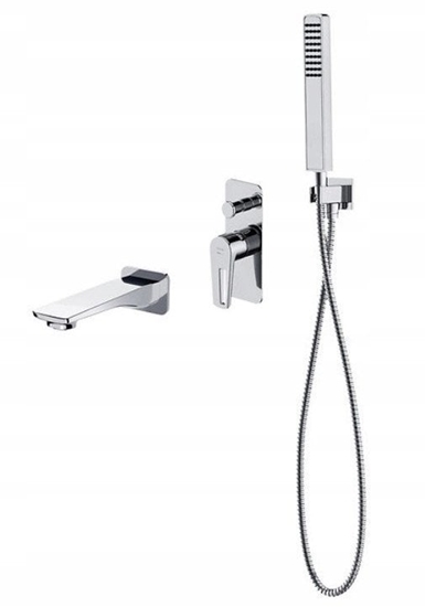 Picture of Cersanit SET B727 Zestaw wannowy podtynkowy MILLE chrom (S952-037)